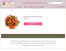 Tablet Screenshot of parlinflowers.com